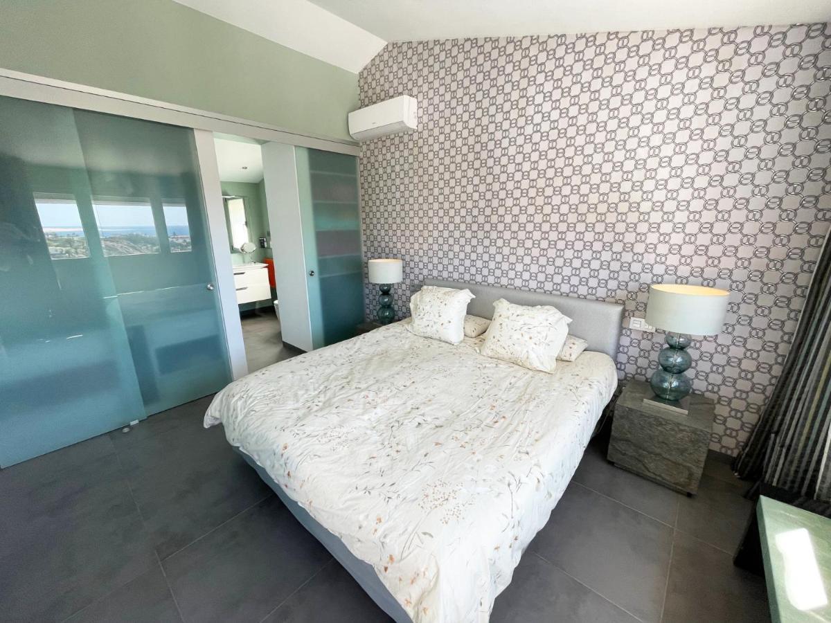 Luxury Villa Morelli With Seaview & Heated Pool Maspalomas  Kültér fotó