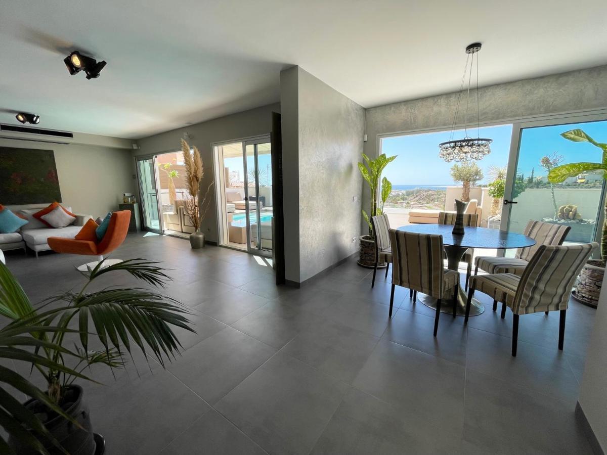 Luxury Villa Morelli With Seaview & Heated Pool Maspalomas  Kültér fotó