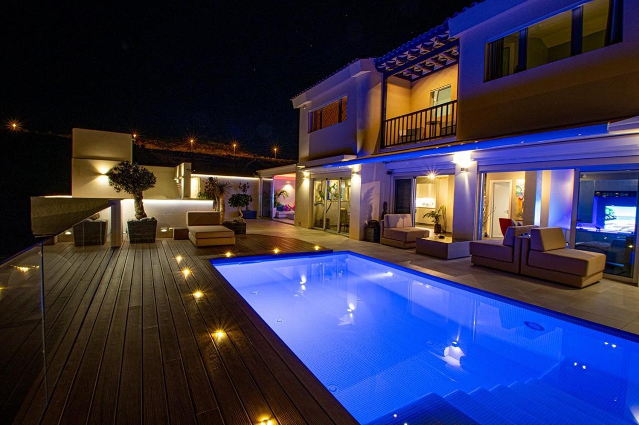 Luxury Villa Morelli With Seaview & Heated Pool Maspalomas  Kültér fotó