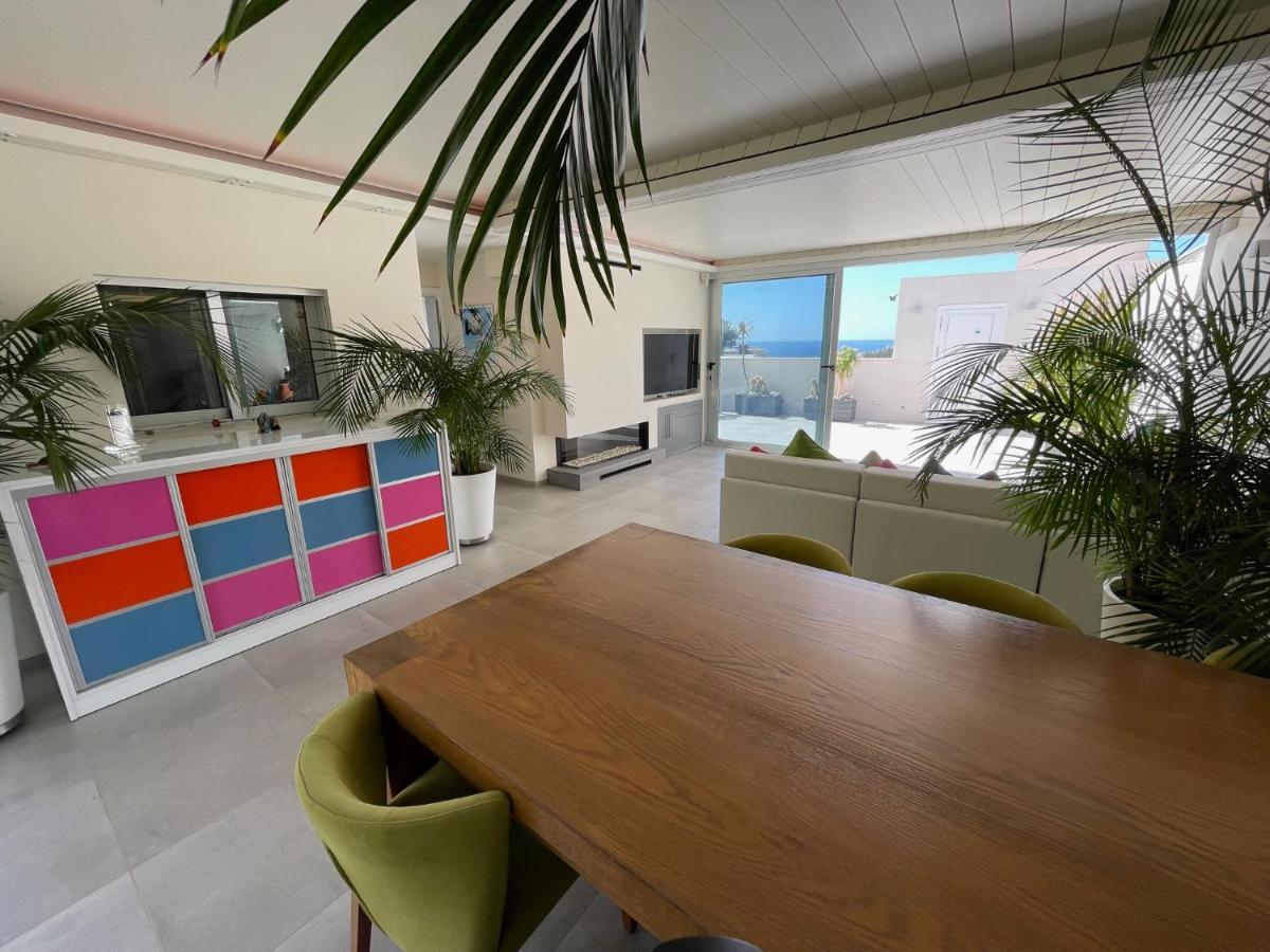 Luxury Villa Morelli With Seaview & Heated Pool Maspalomas  Kültér fotó