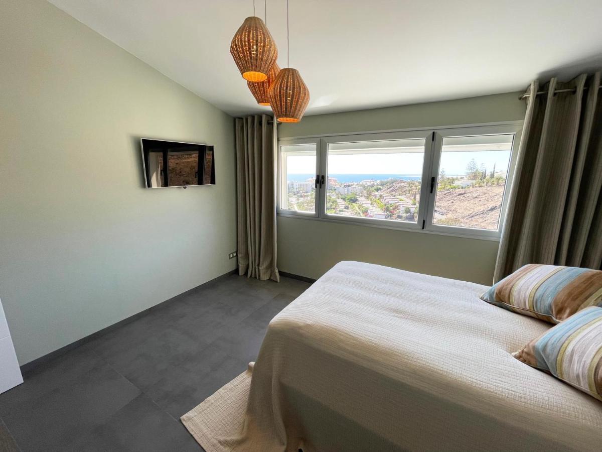 Luxury Villa Morelli With Seaview & Heated Pool Maspalomas  Kültér fotó